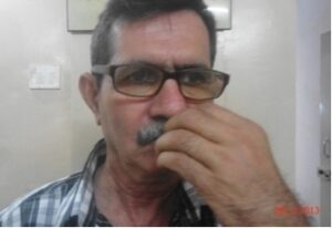 The patient after 20 days of treatment